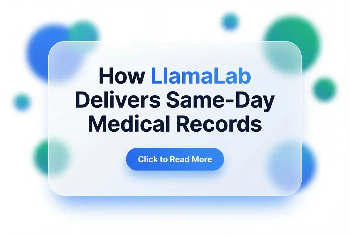 How LlamaLab Delivers Same-Day Medical Records: The Technology Behind Zero-Touch Retrieval