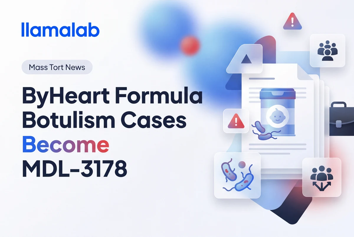 ByHeart Formula Botulism Cases Become MDL-3178