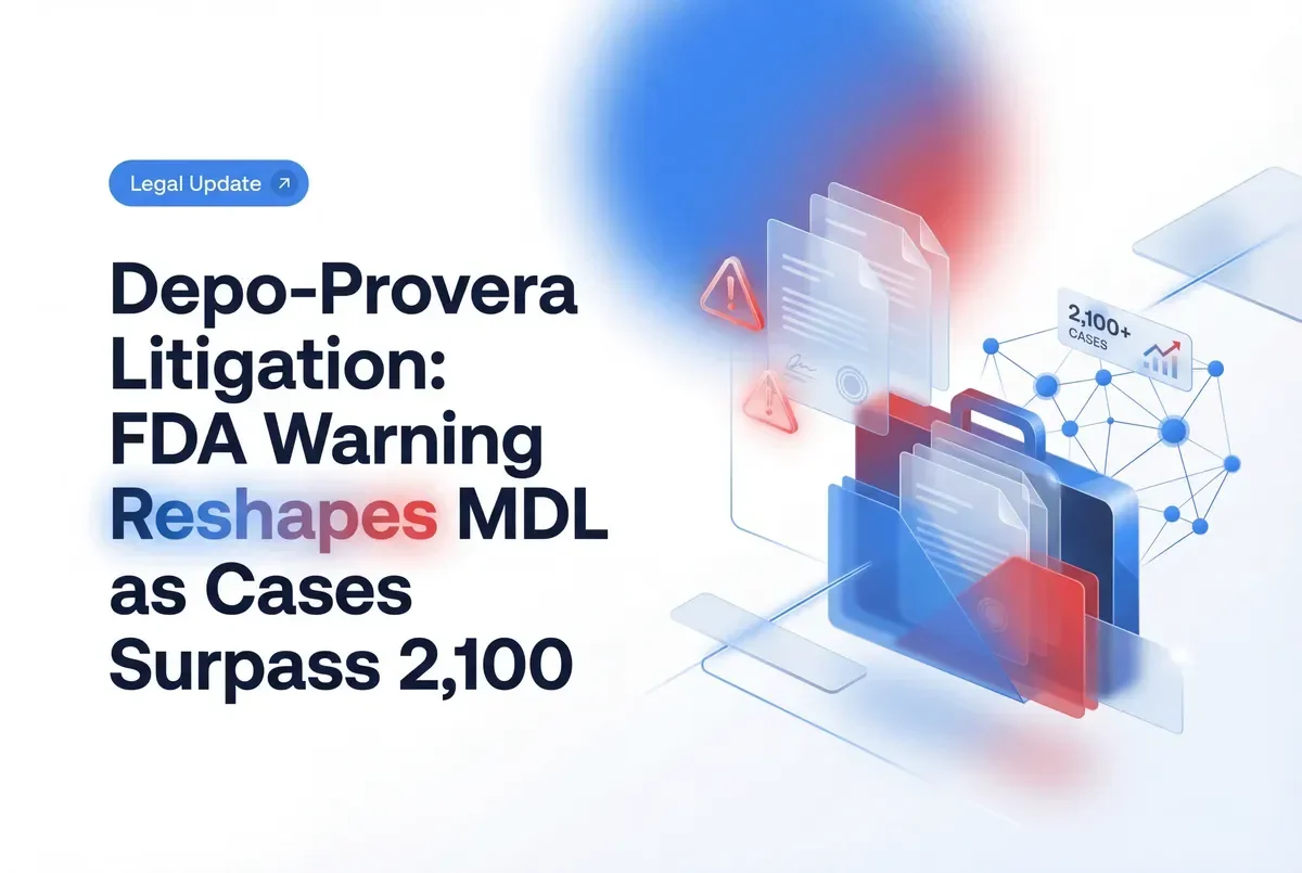 Depo-Provera Litigation: FDA Warning Reshapes MDL as Cases Surpass 2,100