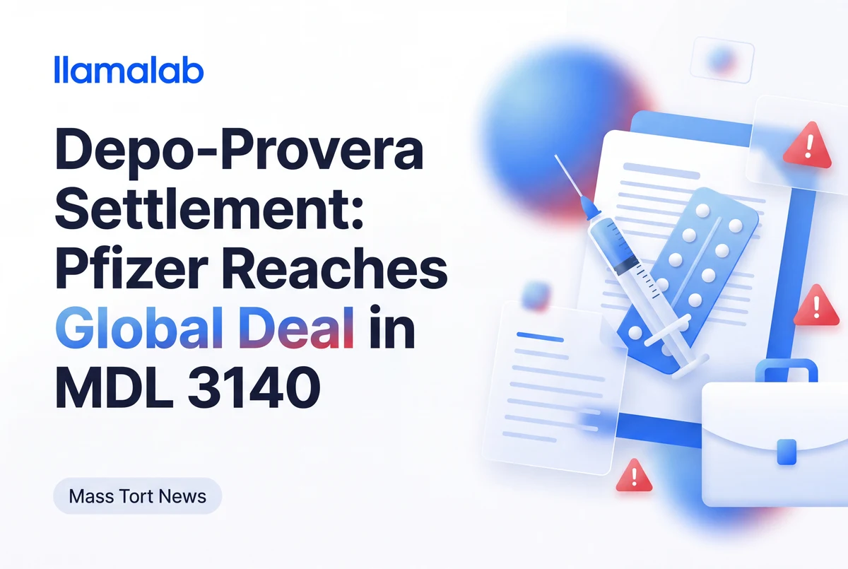 Depo-Provera Settlement: Pfizer Reaches Global Deal in MDL 3140