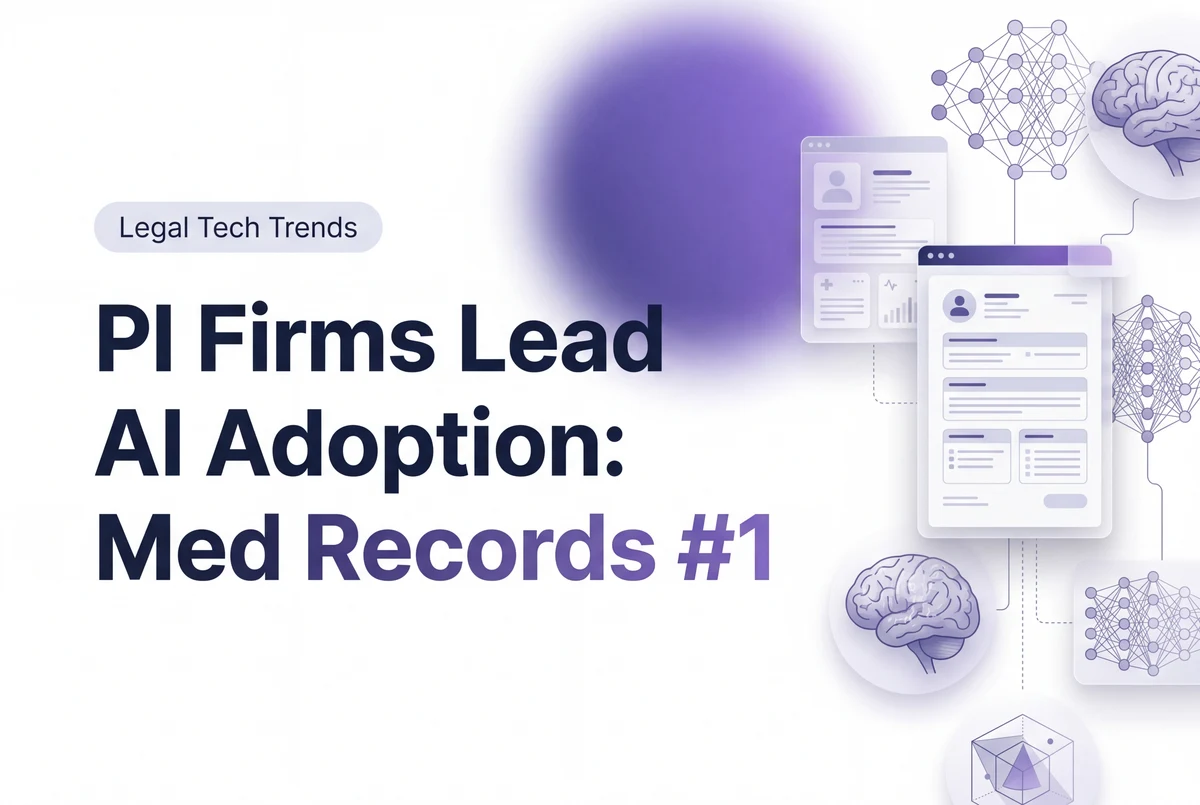 PI Firms Lead AI Adoption: Med Records #1