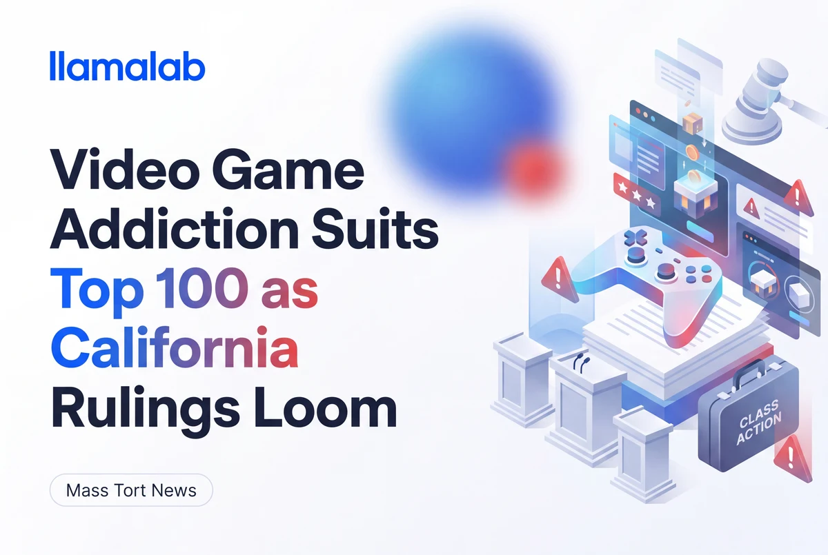 Video Game Addiction Suits Top 100 as California Rulings Loom